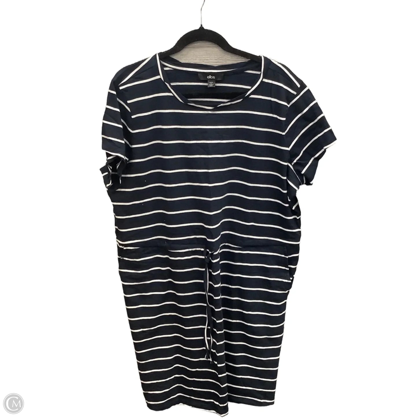 Dress Casual Midi By Ellos In Striped Pattern, Size: Xl