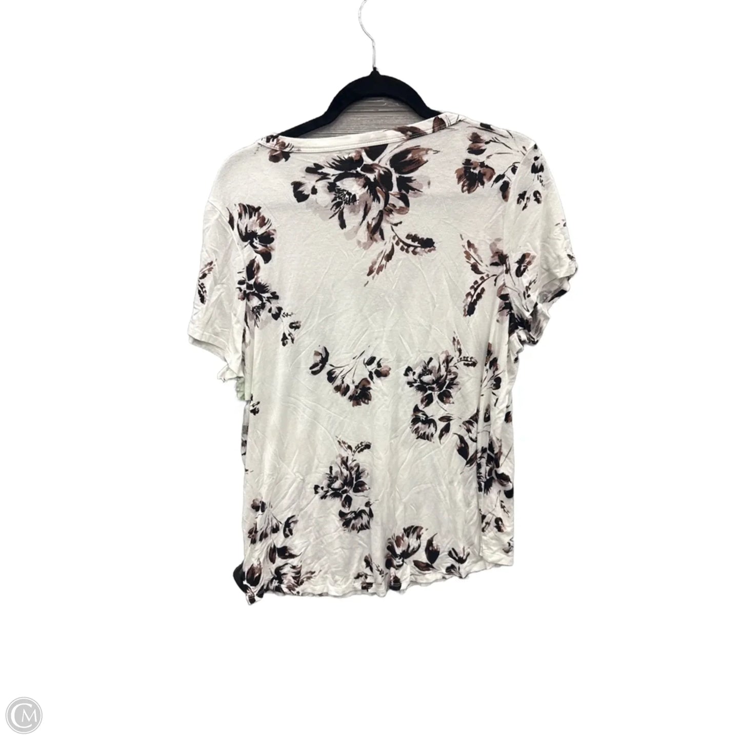 Top Short Sleeve By Maurices In White, Size: Xl