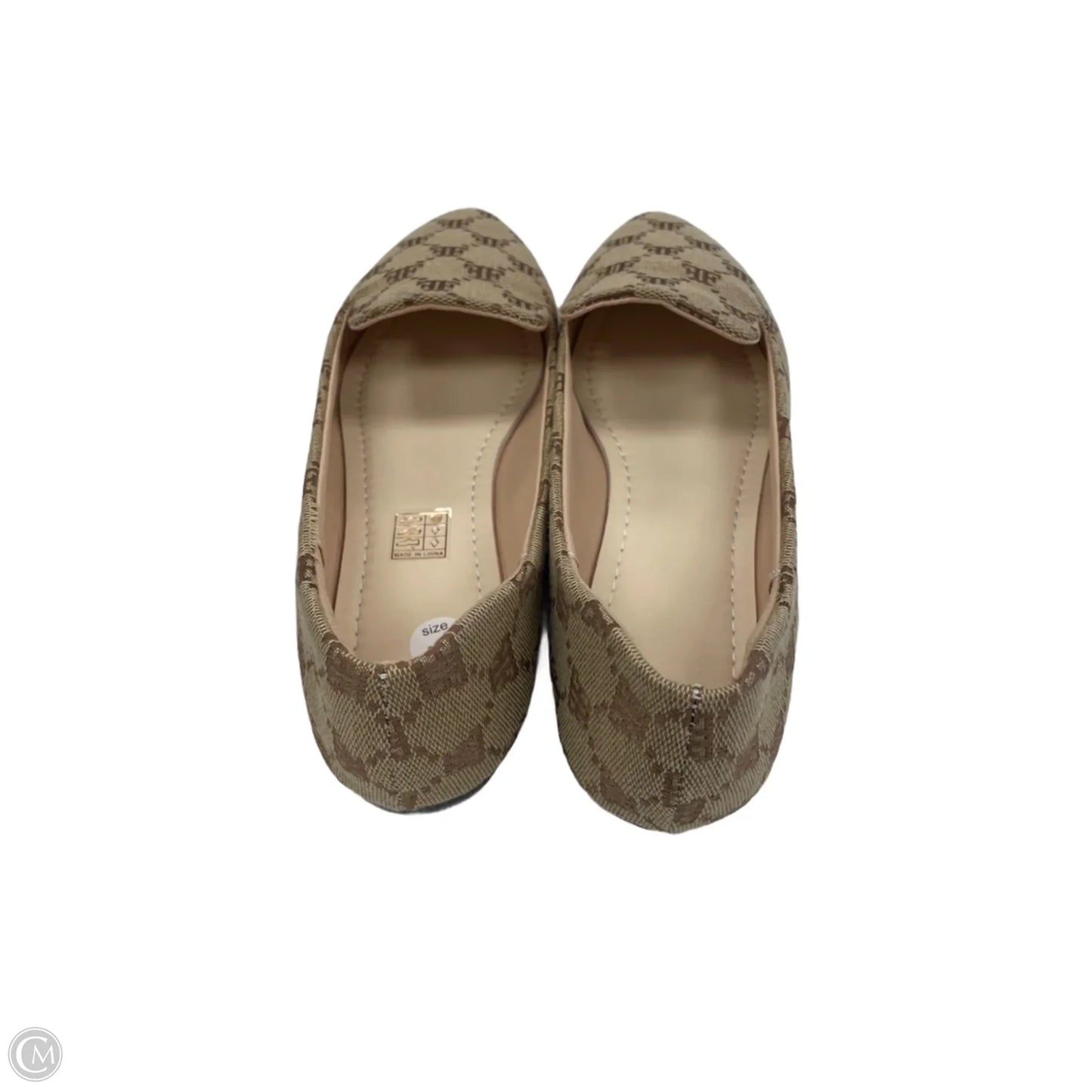 Shoes Flats By Clothes Mentor In Brown, Size: 10