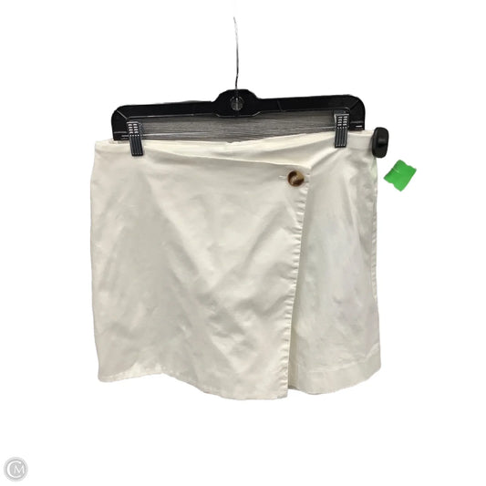 Skirt Midi By Chicos In White, Size: 10