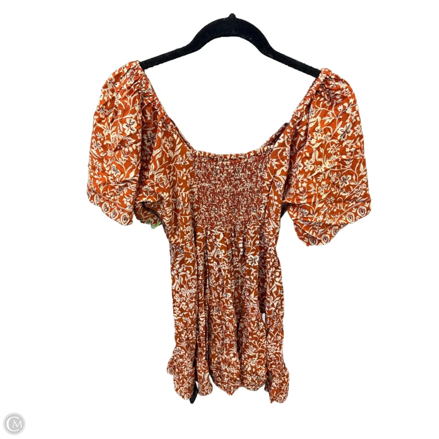 Dress Casual Midi By Angie In Orange, Size: L