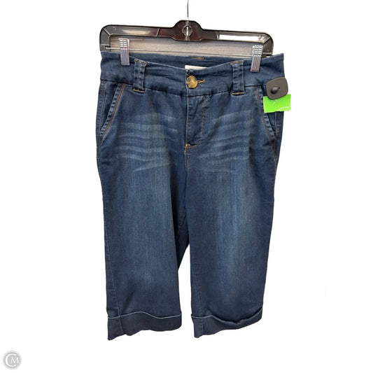 Capris By Maurices In Blue Denim, Size: 10
