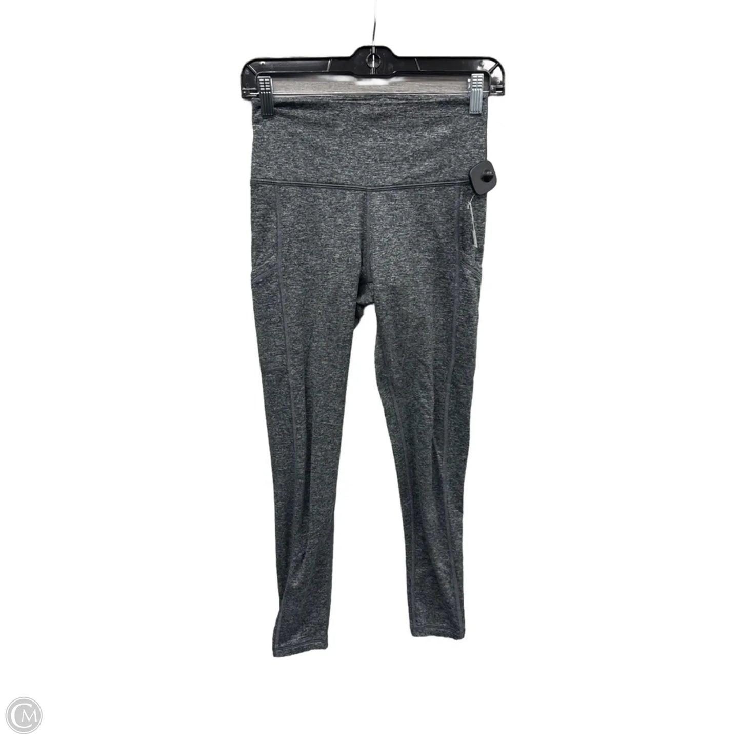 Athletic Leggings By Aerie In Grey, Size: M