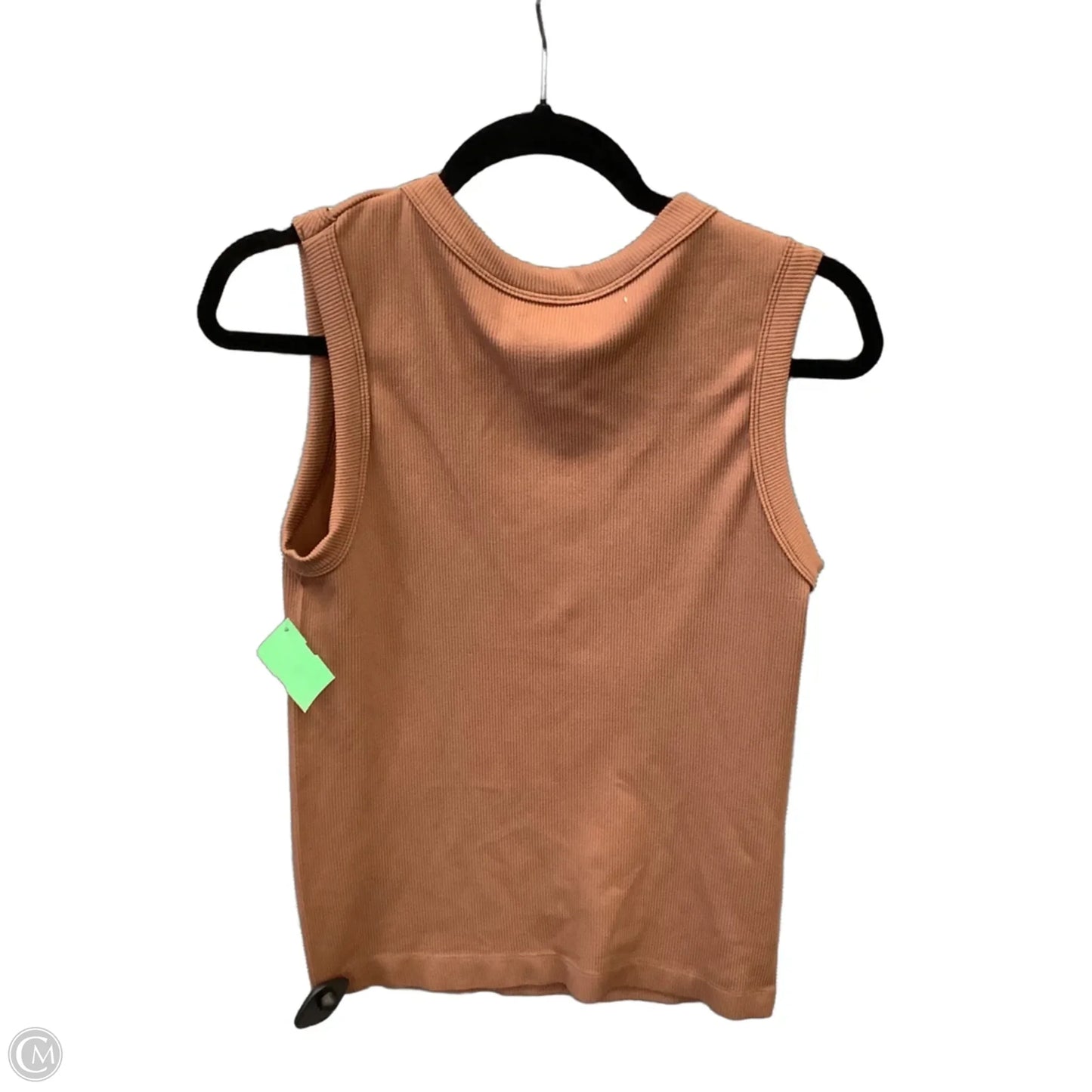 Top Sleeveless By Soho Apparel In Brown, Size: 1x
