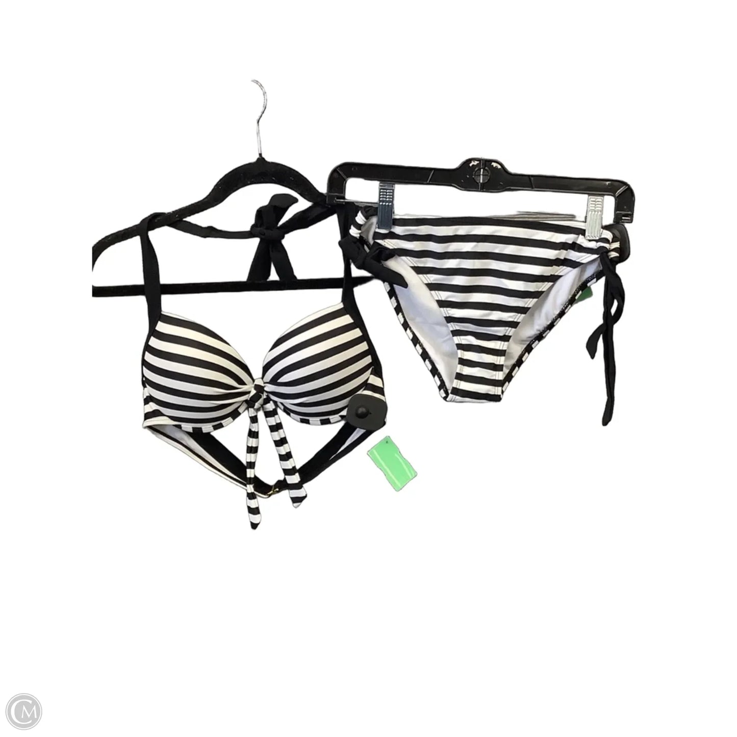 Swimsuit 2pc By Clothes Mentor In Black & White, Size: M