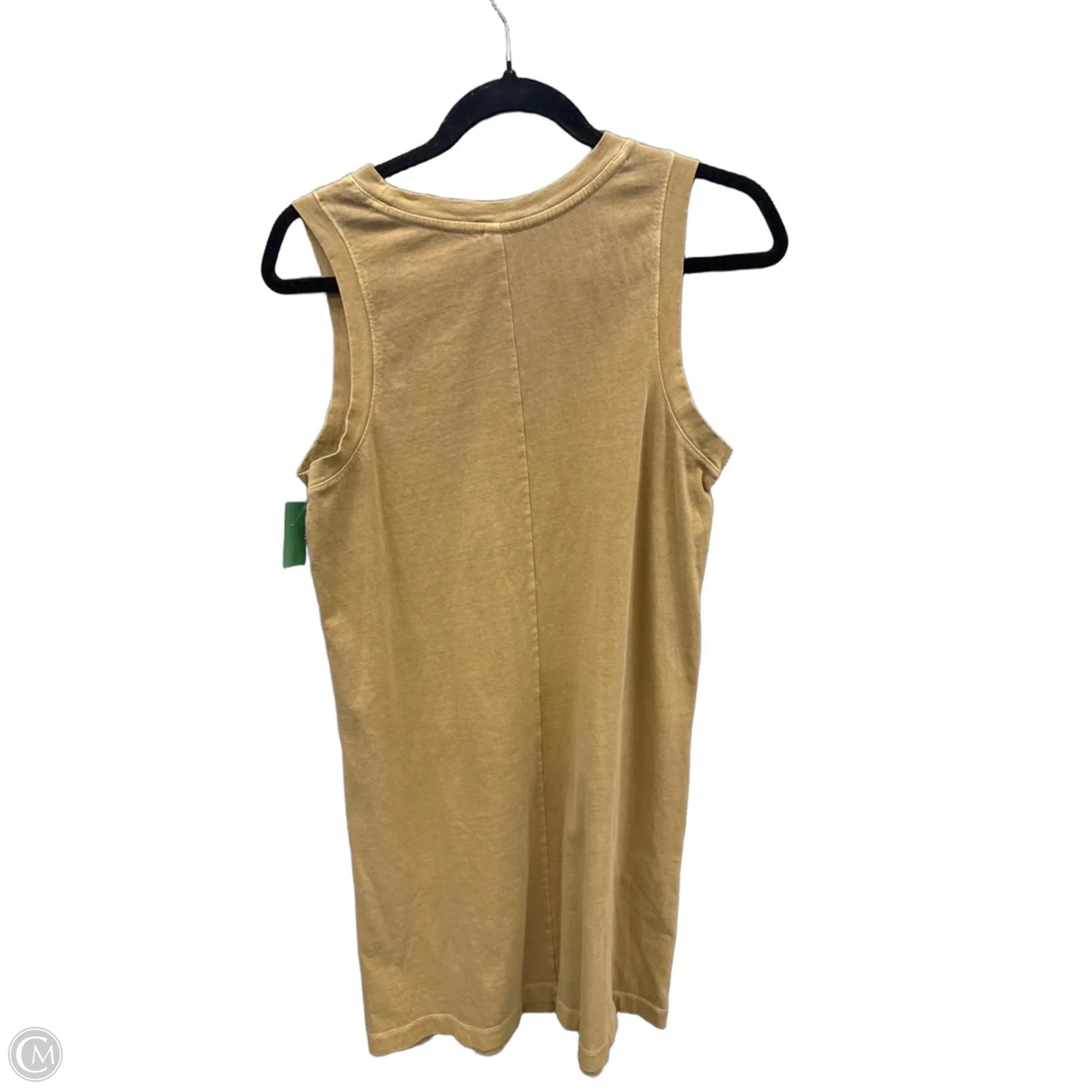 Dress Casual Midi By Old Navy In Gold, Size: M