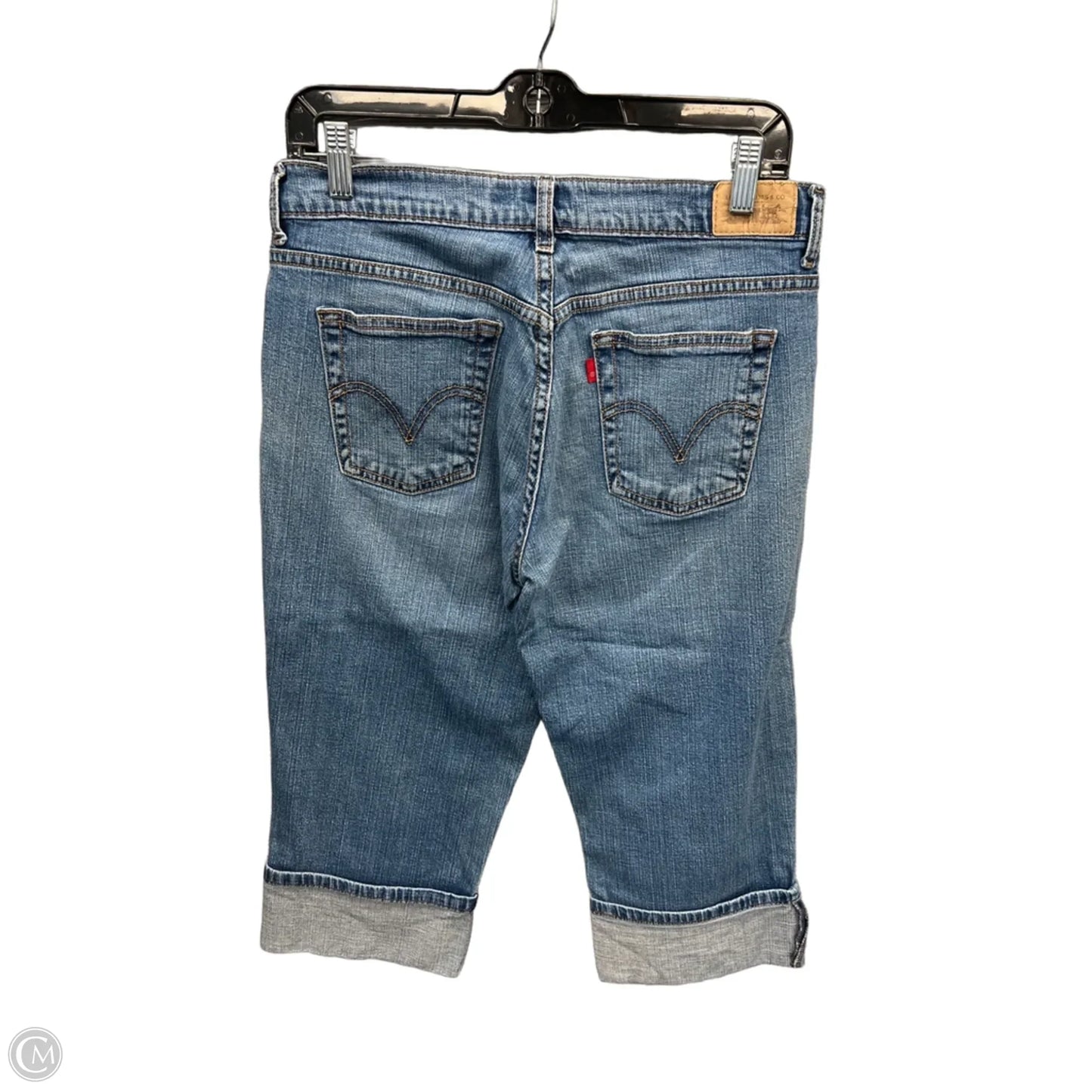 Capris By Levis In Blue Denim, Size: 8