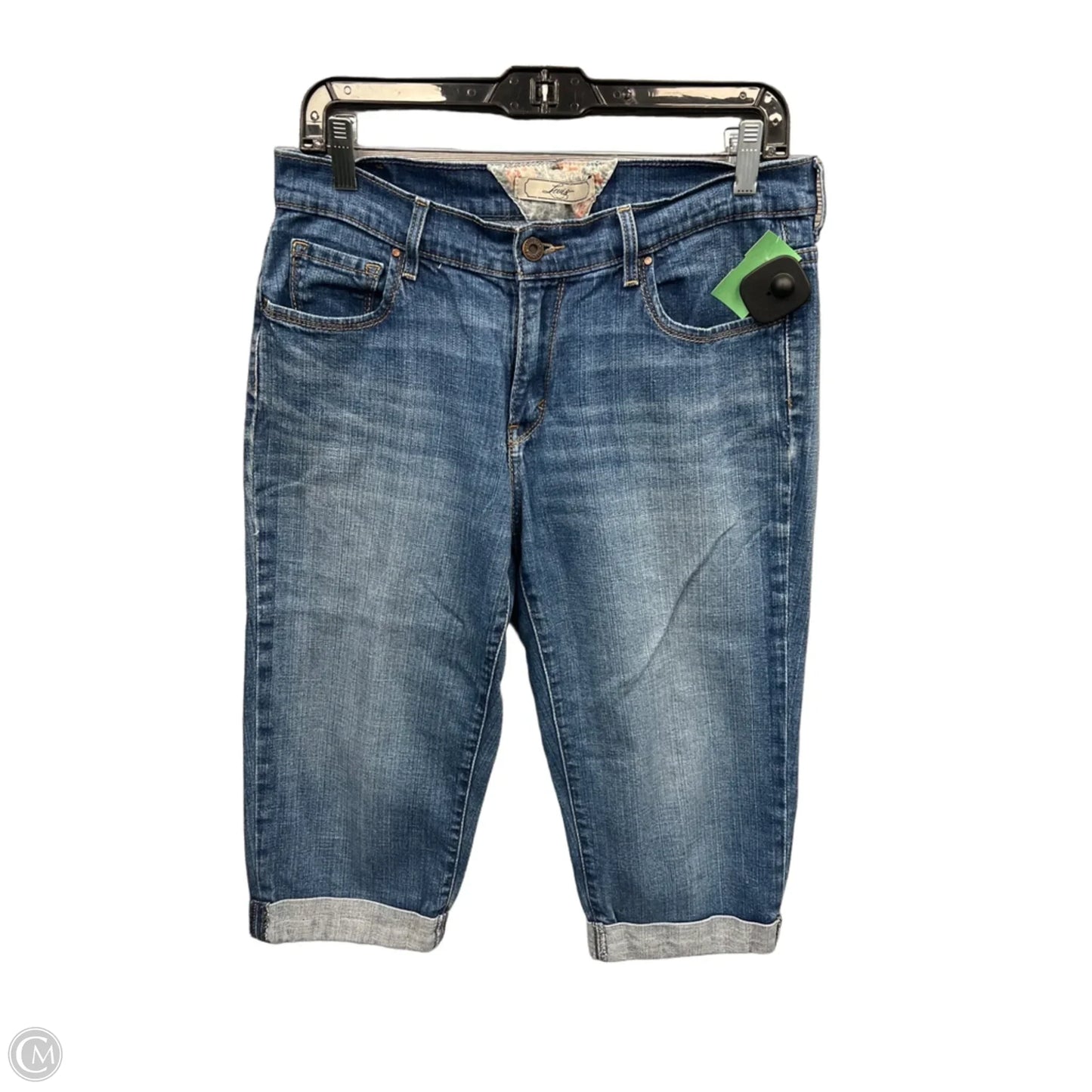 Capris By Levis In Blue Denim, Size: 8