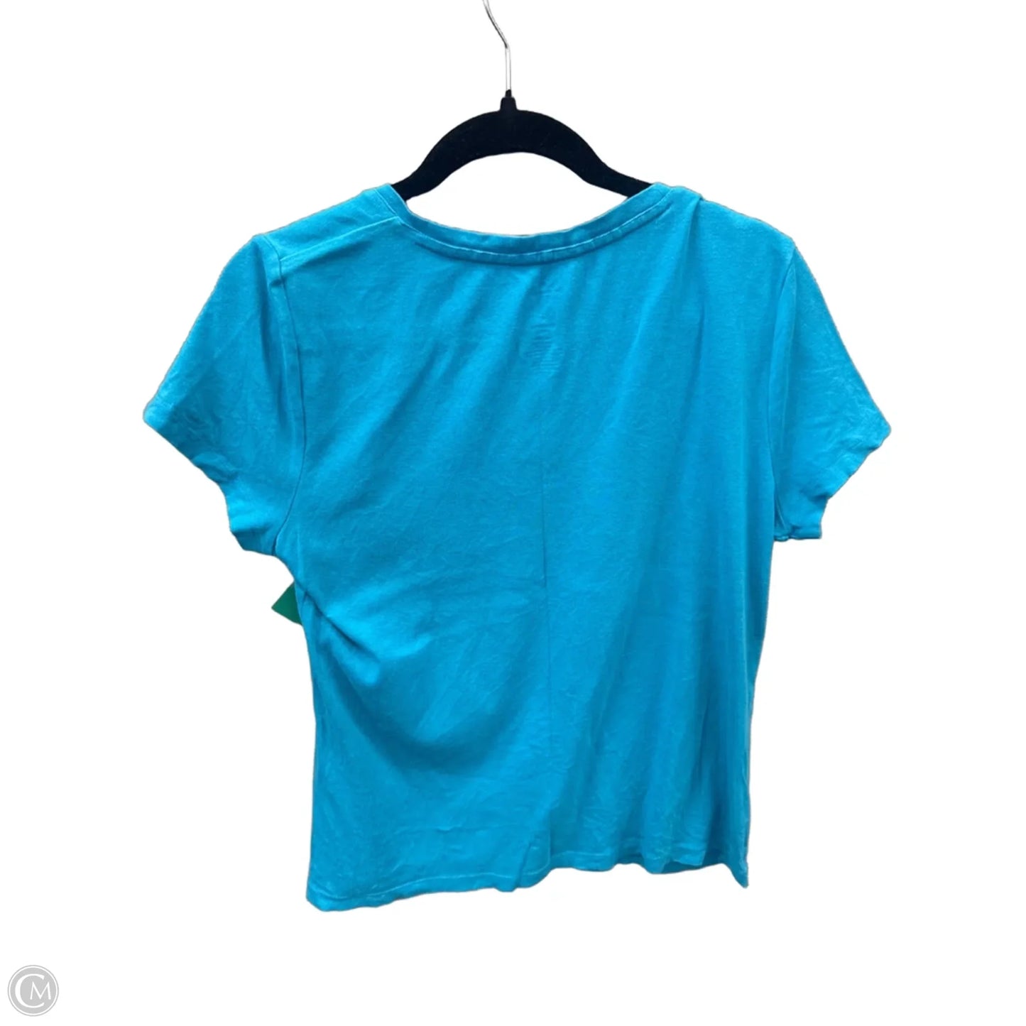 Top Short Sleeve Basic By St Johns Bay In Blue, Size: L