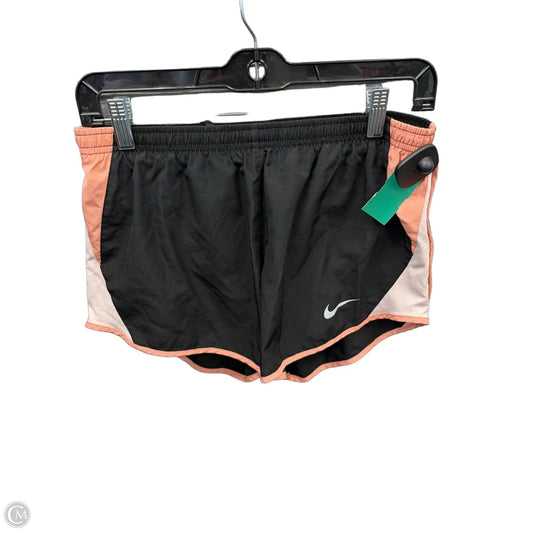 Athletic Shorts By Nike Apparel In Black & Pink, Size: M