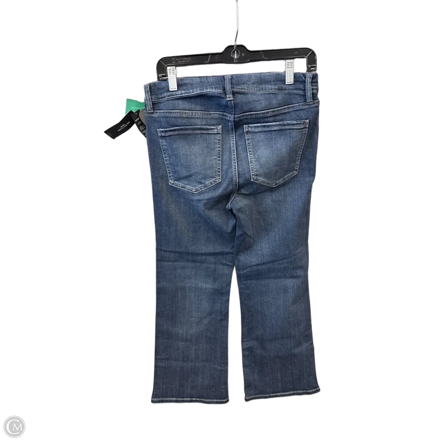 Jeans Cropped By Liverpool In Blue Denim, Size: 10