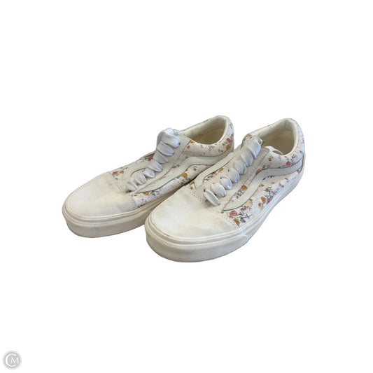 Shoes Sneakers By Vans In White, Size: 7.5