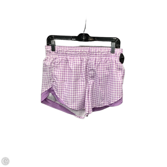 Athletic Shorts By Athletic Works In Purple & White, Size: M