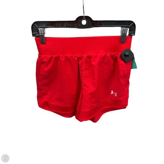 Athletic Shorts By Under Armour In Red, Size: Xs