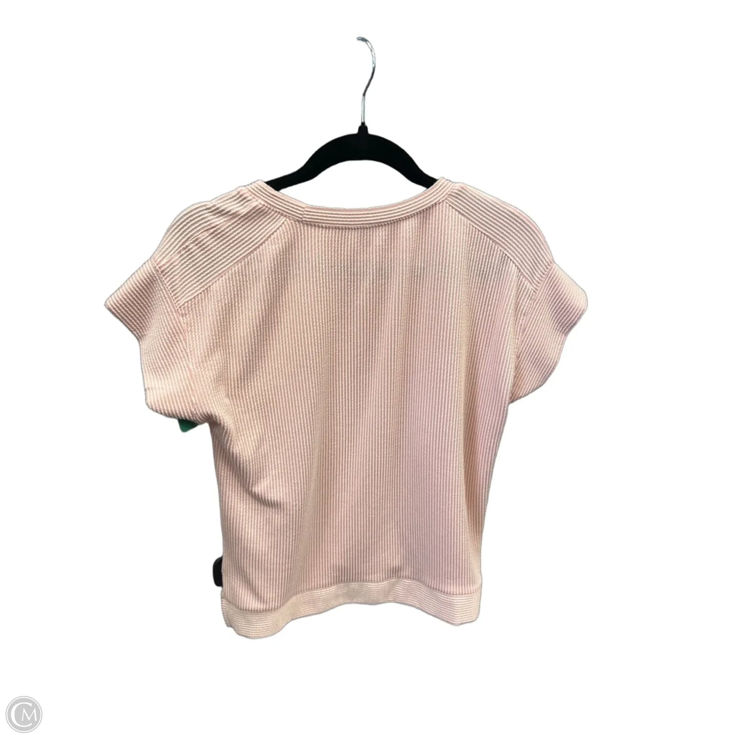 Top 2pc Short Sleeve By Ekouaer In Pink, Size: S