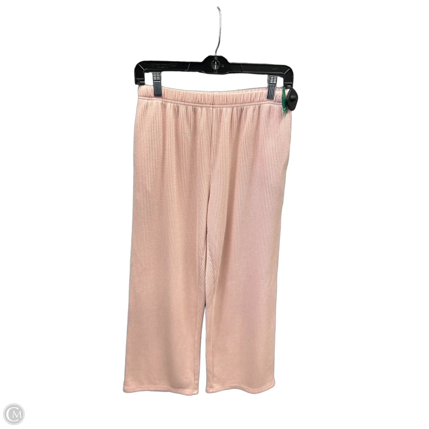 Top 2pc Short Sleeve By Ekouaer In Pink, Size: S