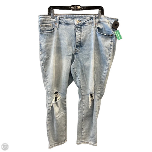 Jeans Straight By Old Navy In Blue Denim, Size: 18