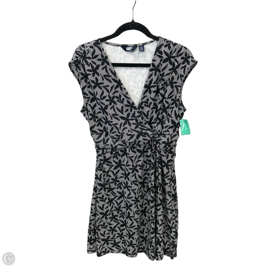 Dress Casual Midi By Lands End In Black, Size: M