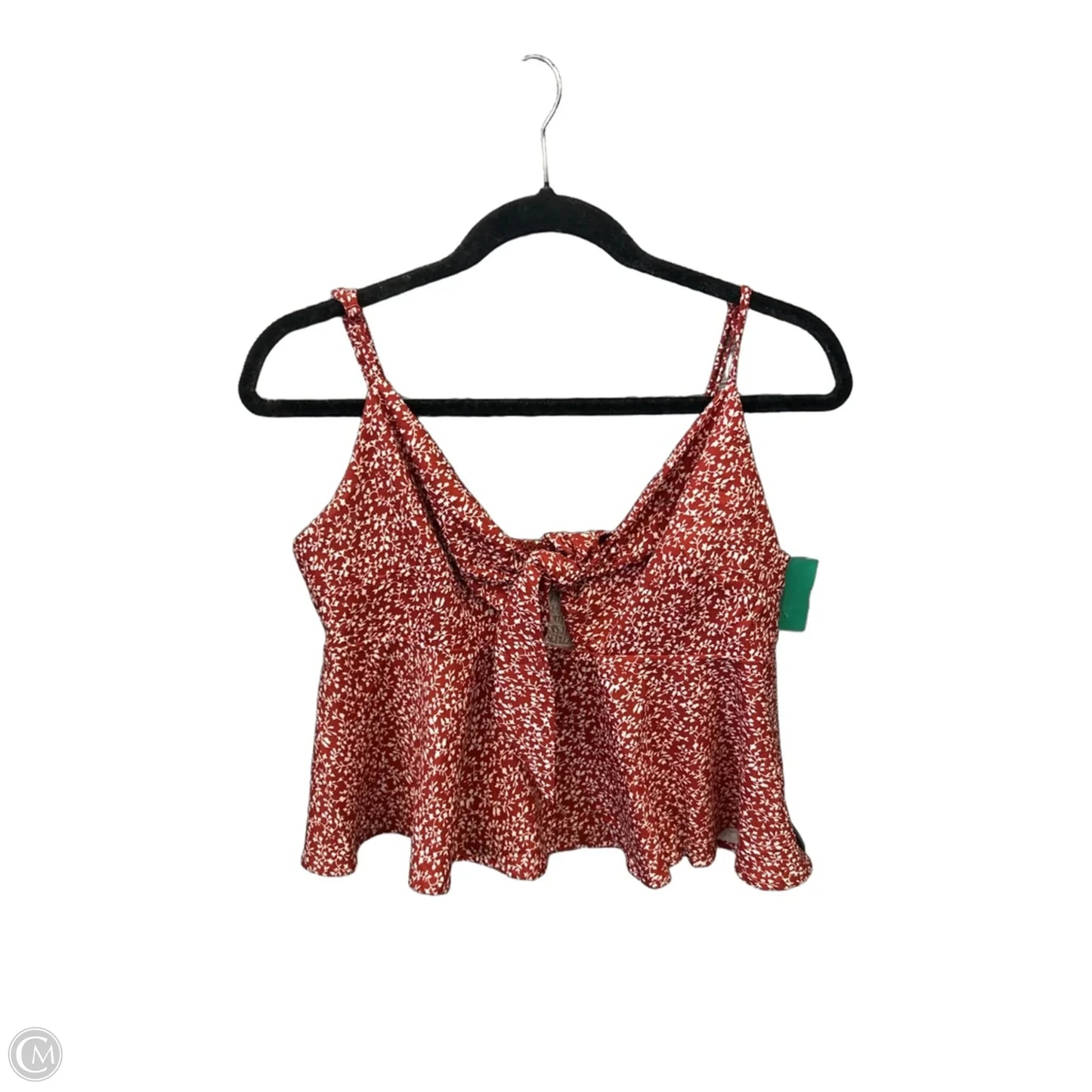 Top Sleeveless By Shein In Orange, Size: L
