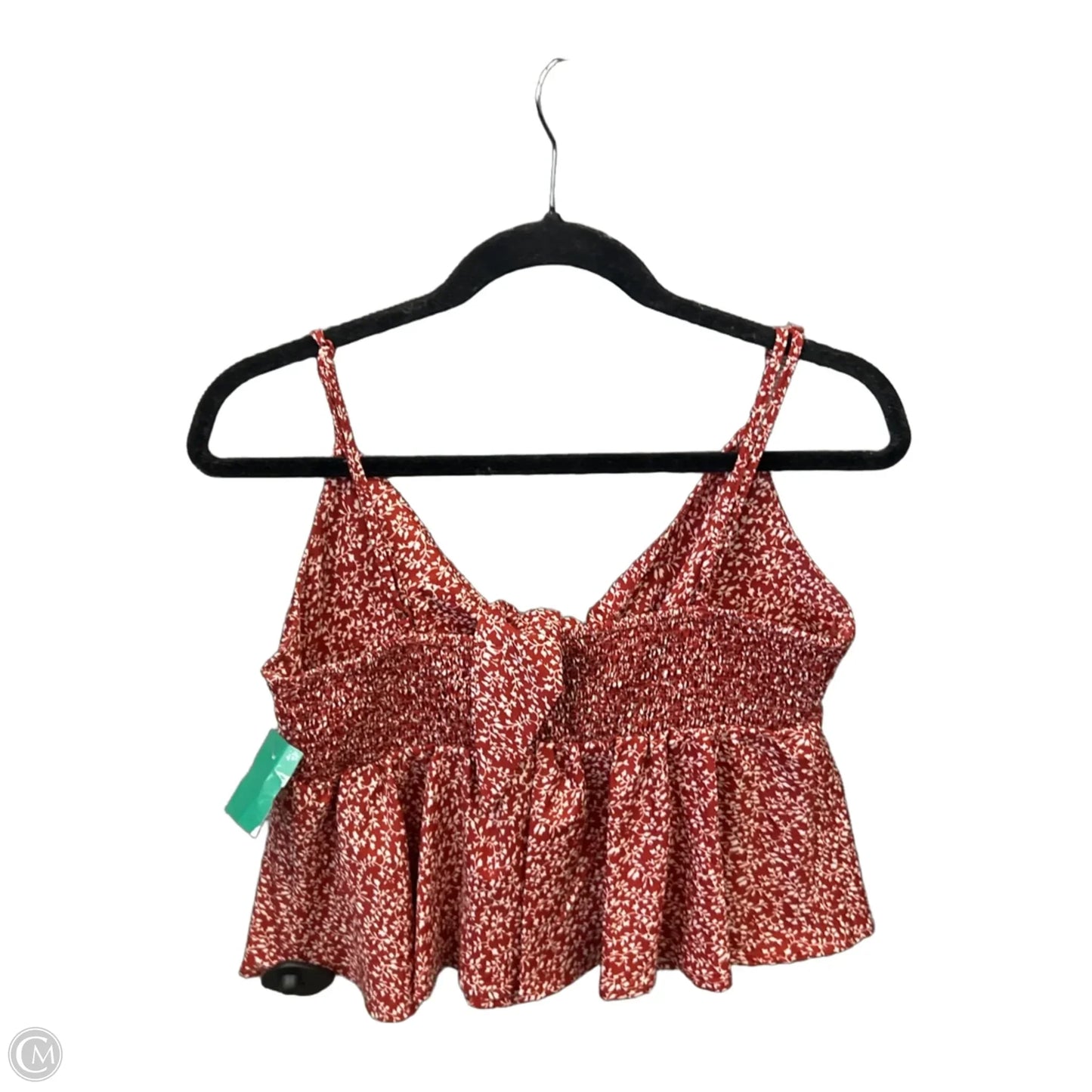 Top Sleeveless By Shein In Orange, Size: L