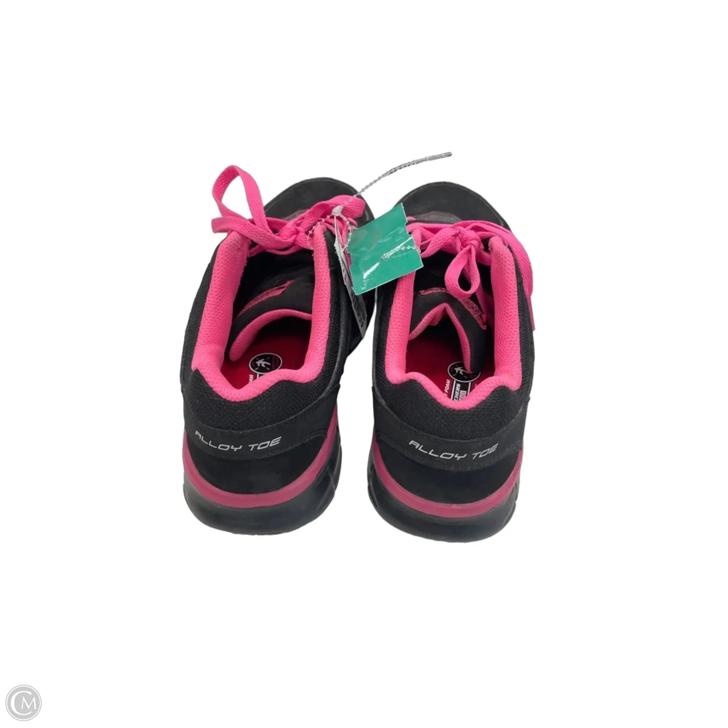Shoes Athletic By Skechers In Black & Pink, Size: 7.5