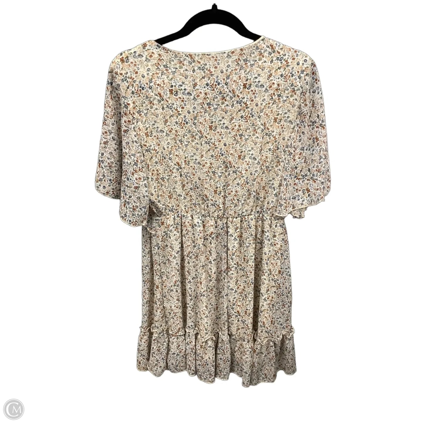 Dress Casual Midi By Clothes Mentor In Floral Print, Size: M