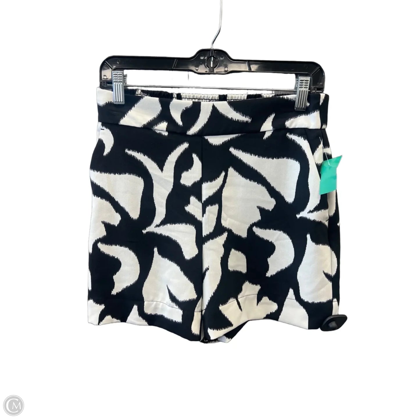 Shorts By Nine West Apparel In Black & White, Size: 4