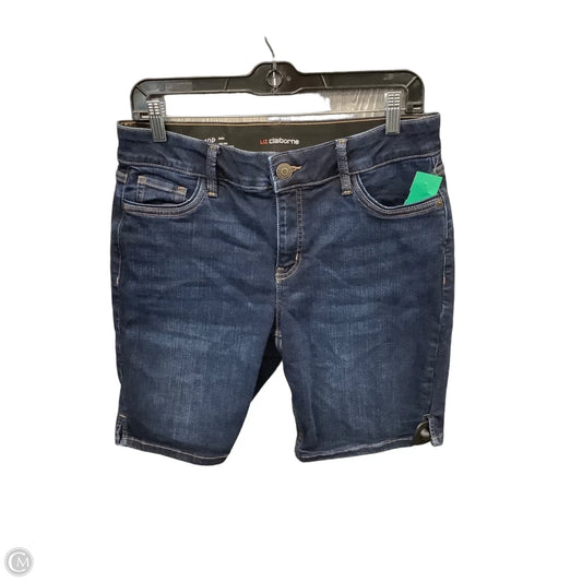 Shorts By Liz Claiborne In Blue Denim, Size: 10p