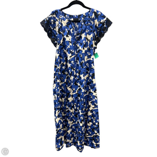 Dress Casual Maxi By Who What Wear In Black & Blue, Size: Xxl