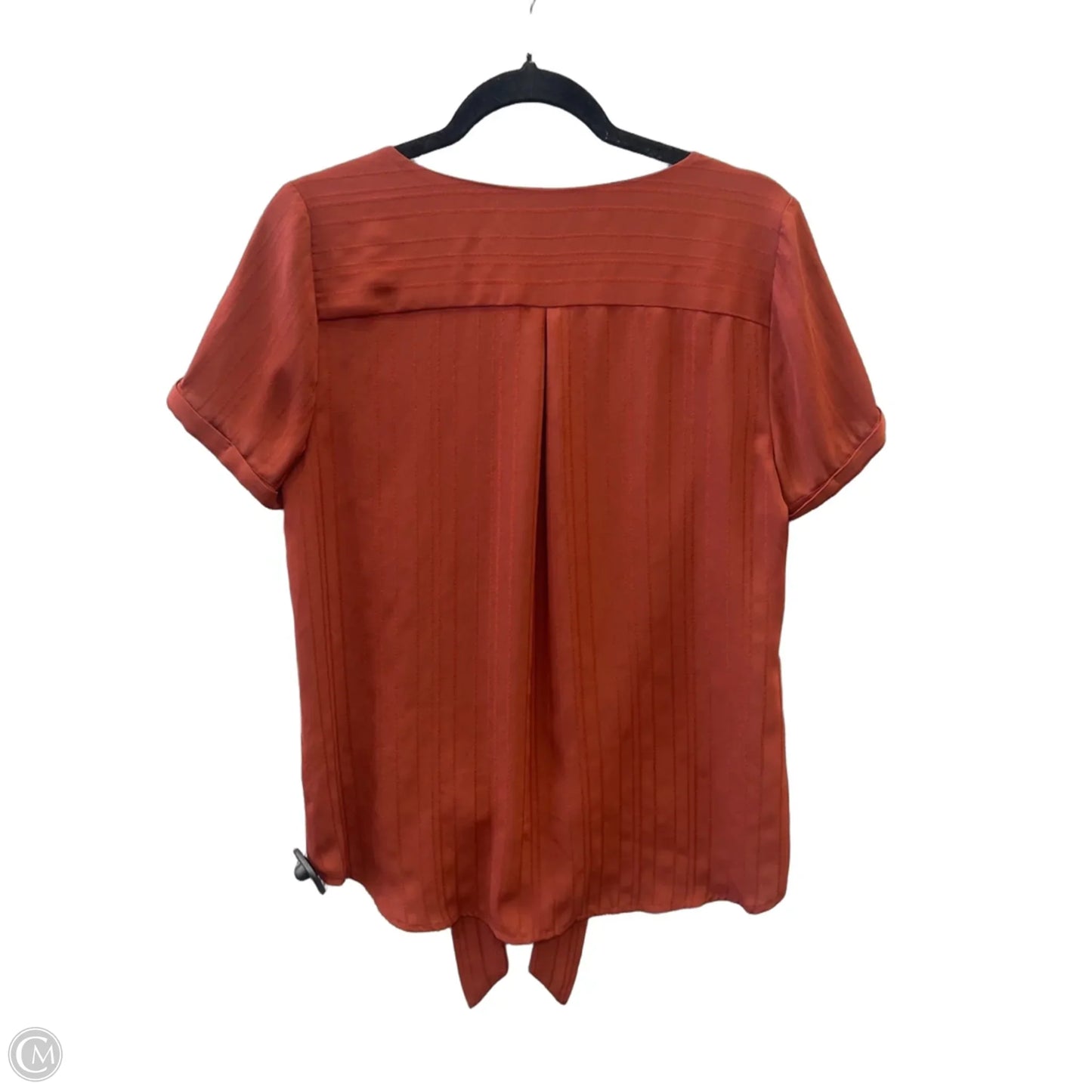 Top Short Sleeve By Apt 9 In Brown, Size: M