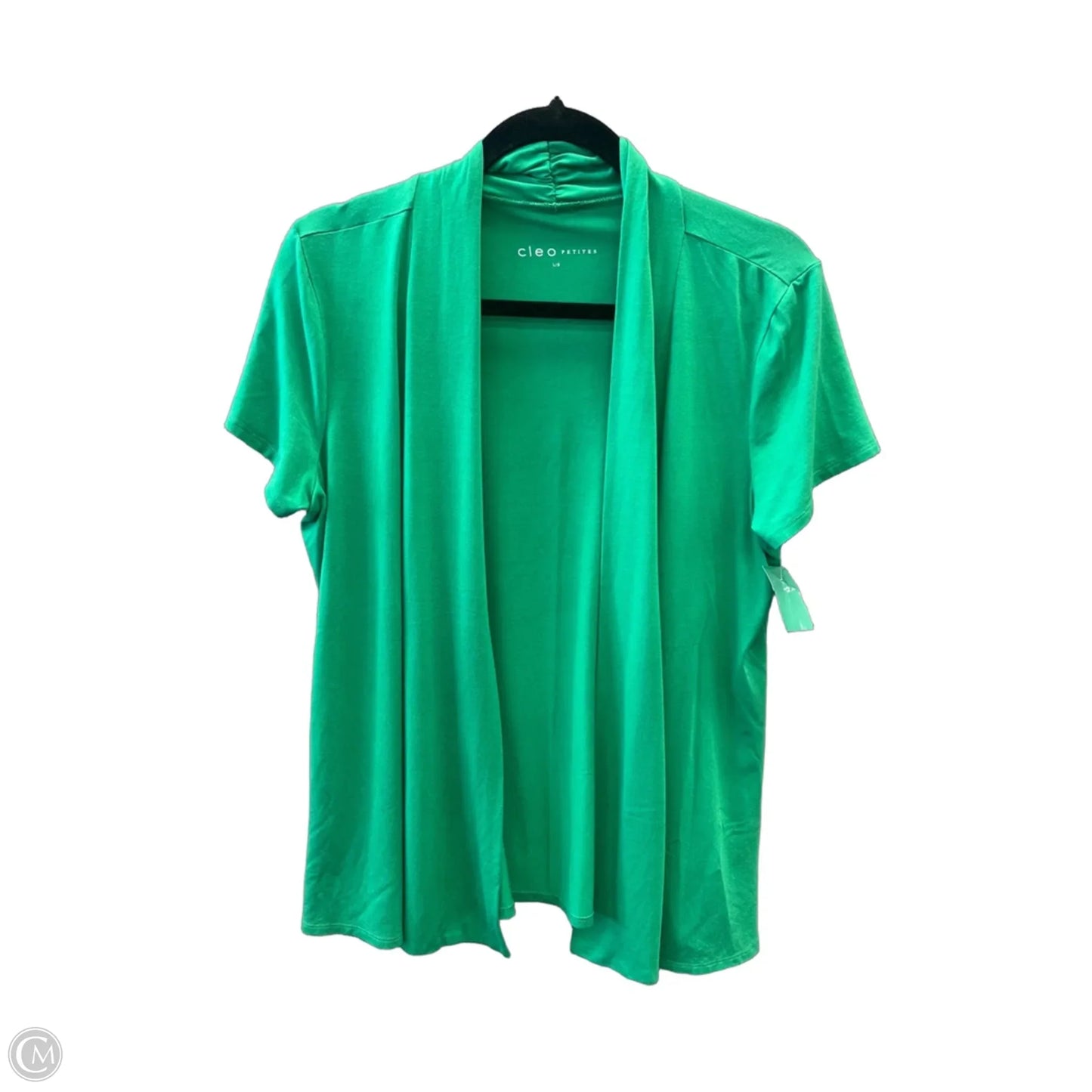 Cardigan By Clothes Mentor In Green, Size: Lp