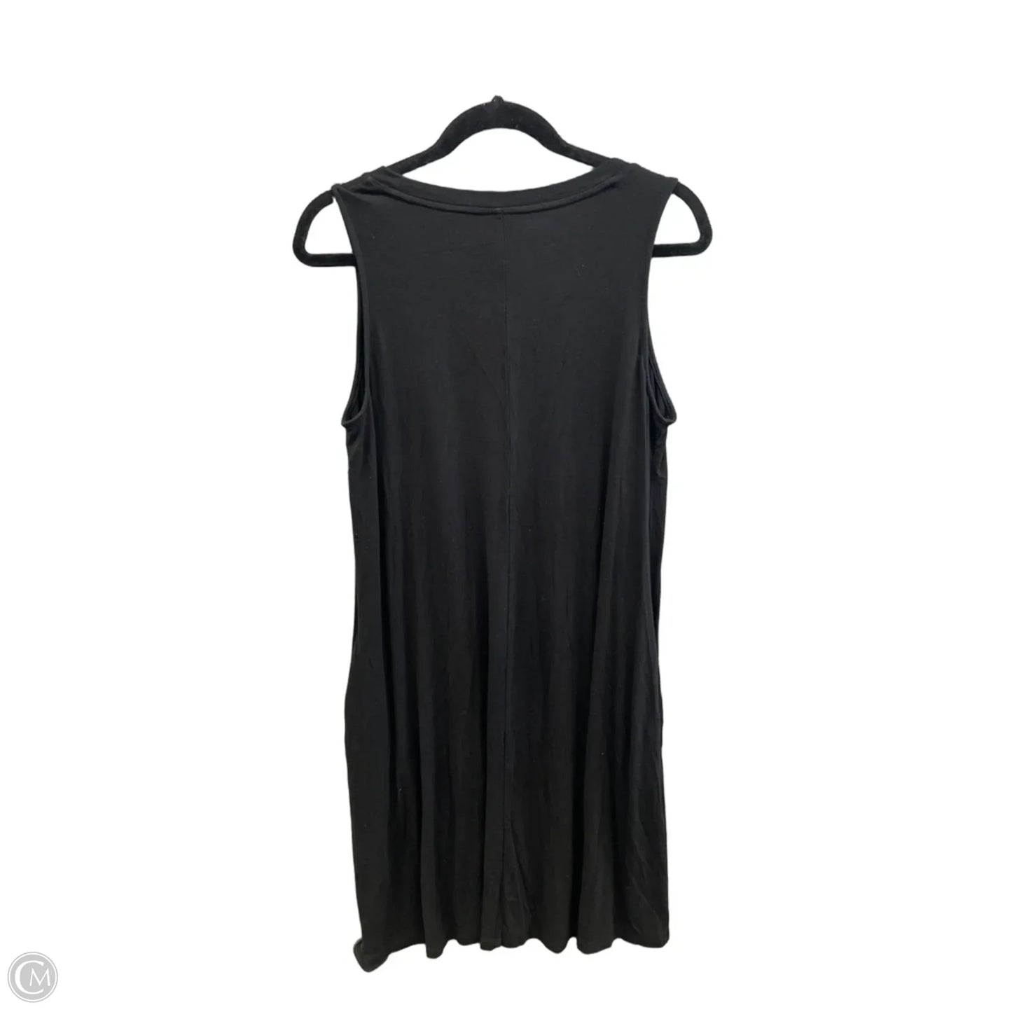 Dress Casual Midi By Time And Tru In Black, Size: L