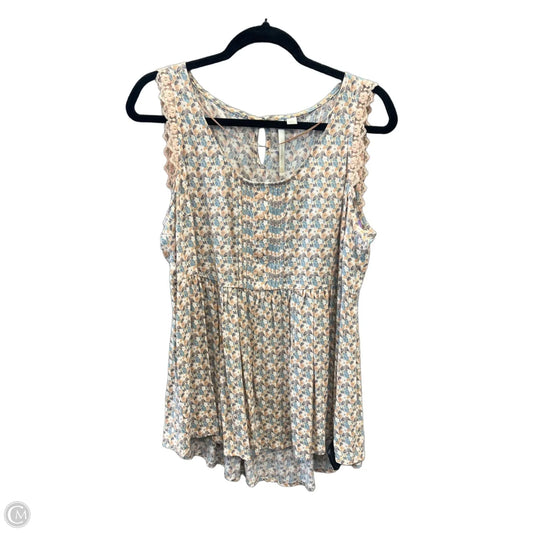 Top Sleeveless By Lc Lauren Conrad In Multi-colored, Size: S