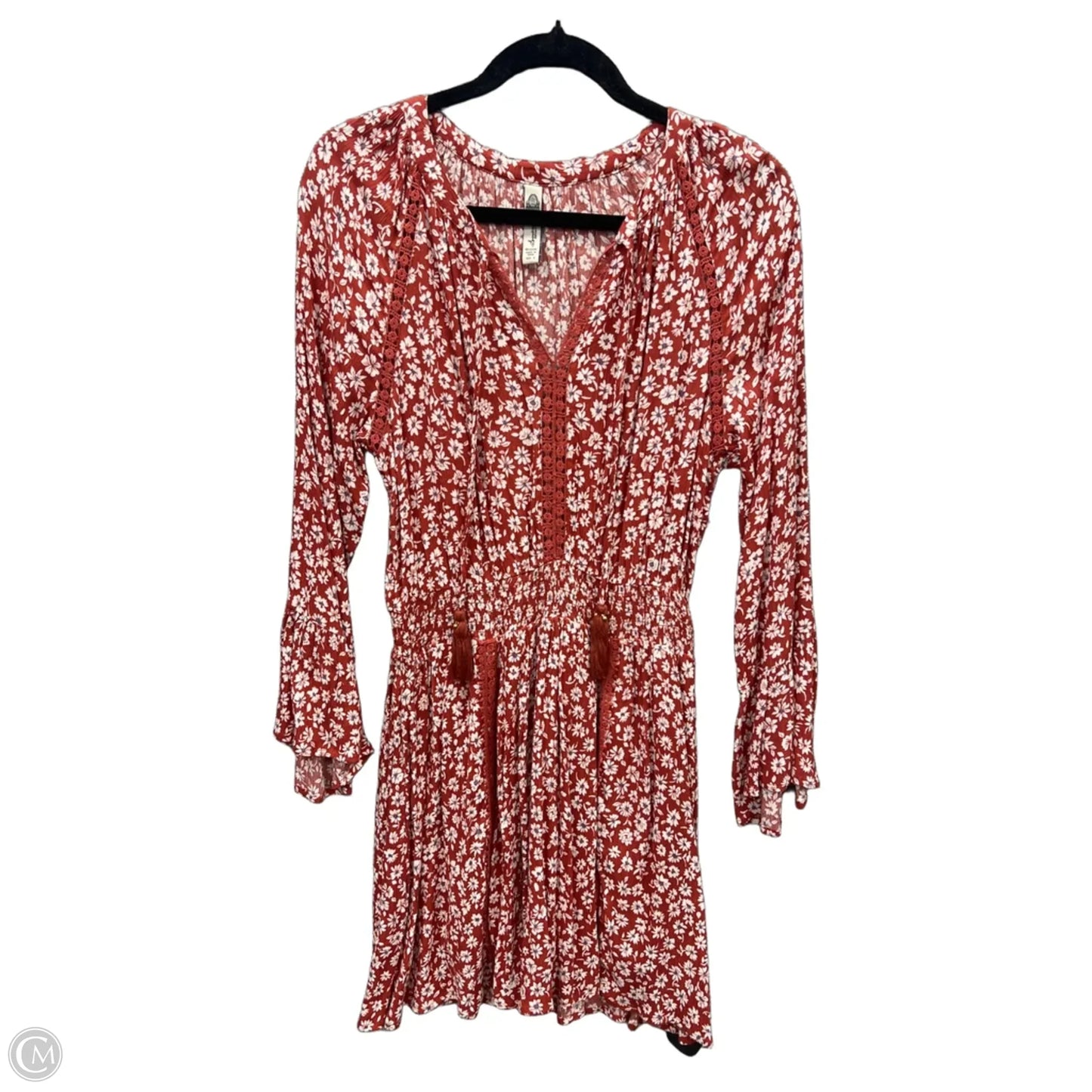 Dress Casual Midi By American Rag In Orange, Size: S