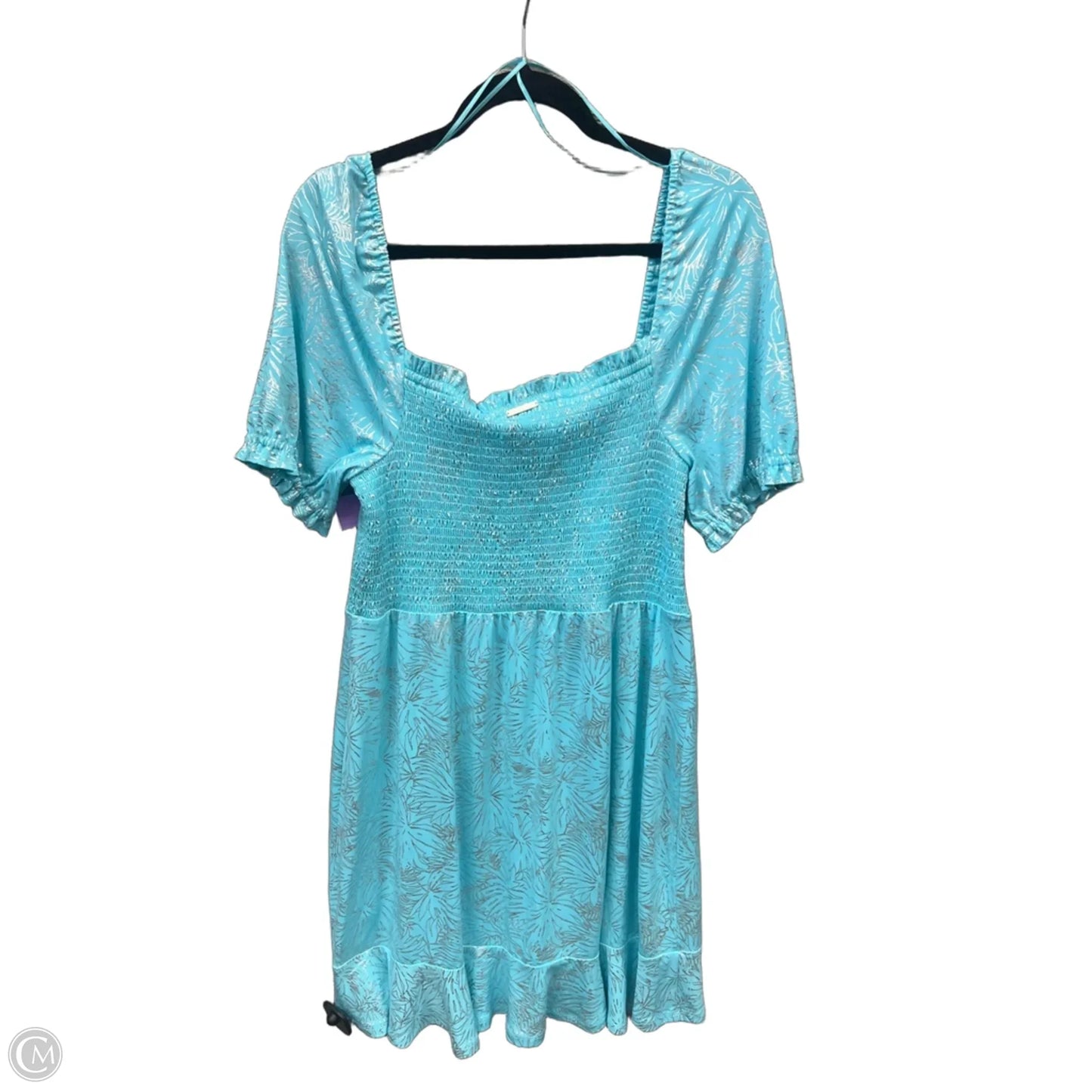 Dress Casual Midi By Michael By Michael Kors In Blue, Size: Xl