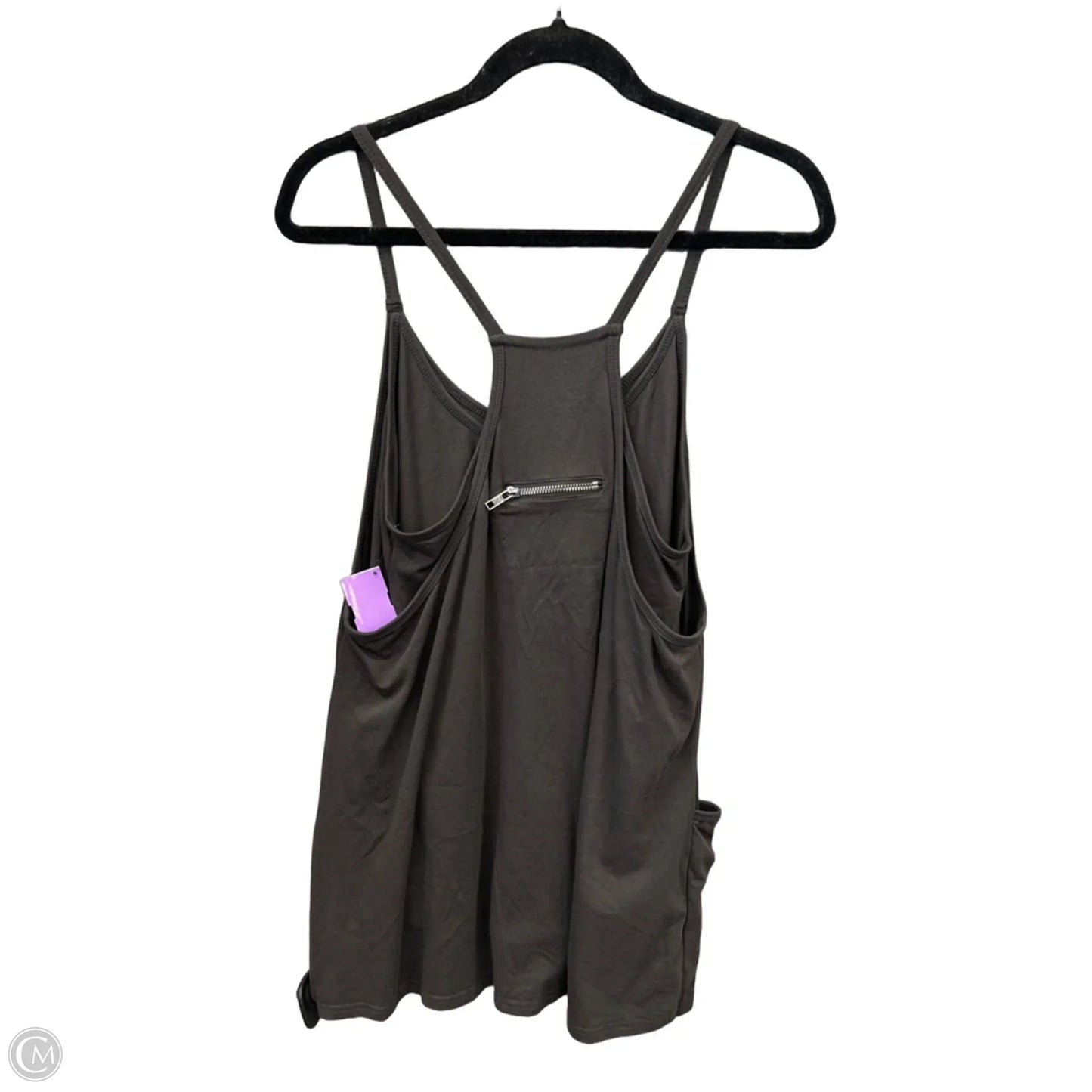 Romper By Clothes Mentor In Grey, Size: M