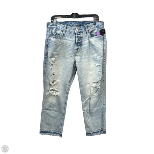 Jeans Straight By Old Navy In Blue Denim, Size: 10