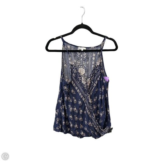Top Sleeveless By Maurices In Blue, Size: Xl