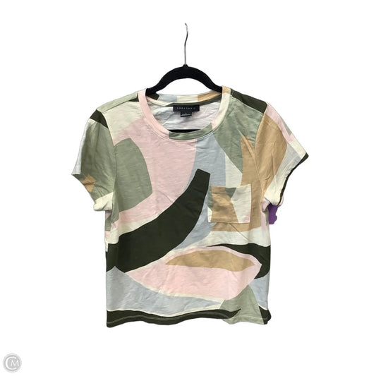 Top Short Sleeve By Sanctuary In Multi-colored, Size: L
