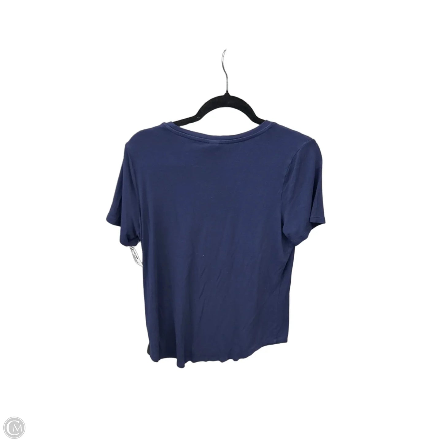 Top Short Sleeve Basic By Old Navy In Navy, Size: M