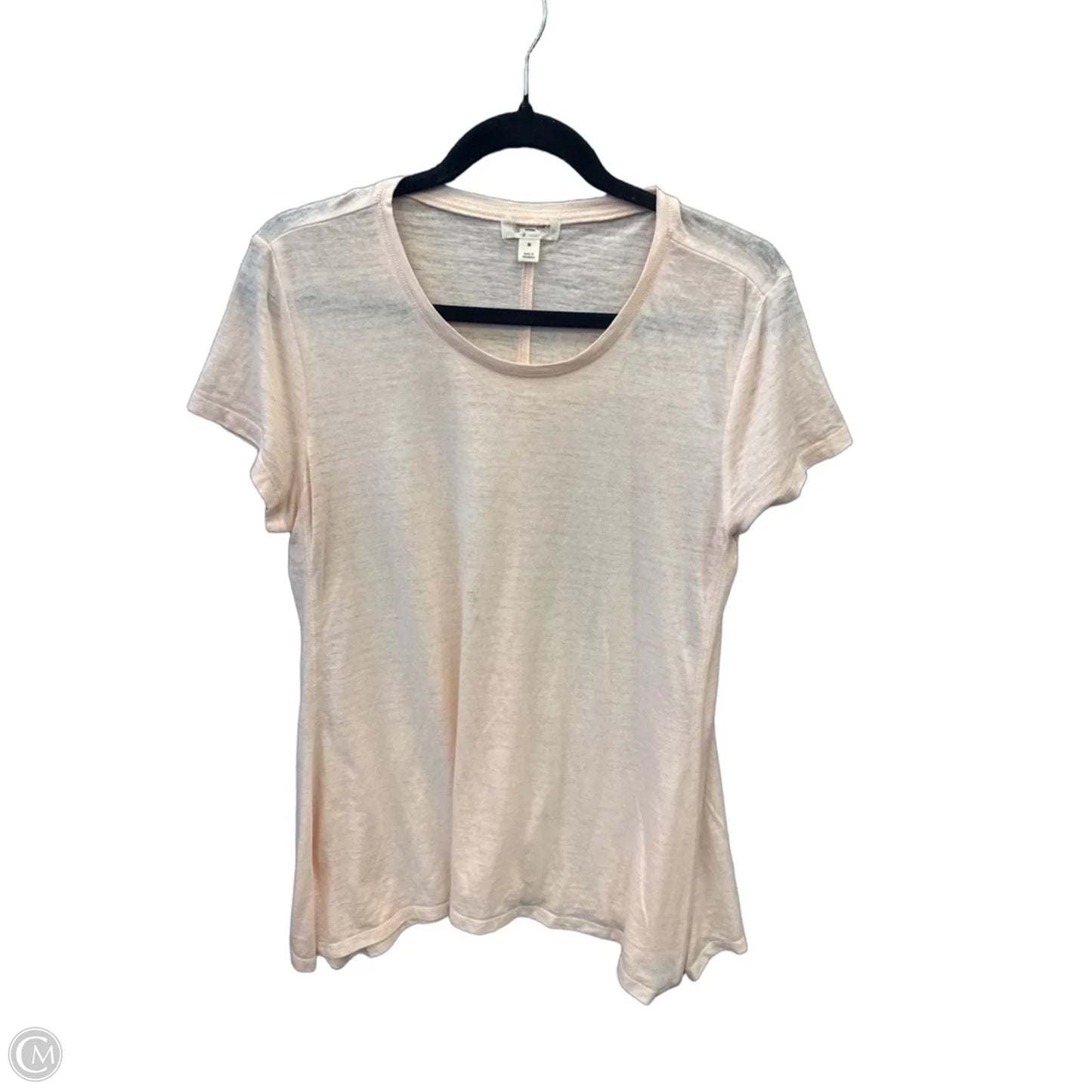 Tunic Short Sleeve By Clothes Mentor In Pink, Size: M