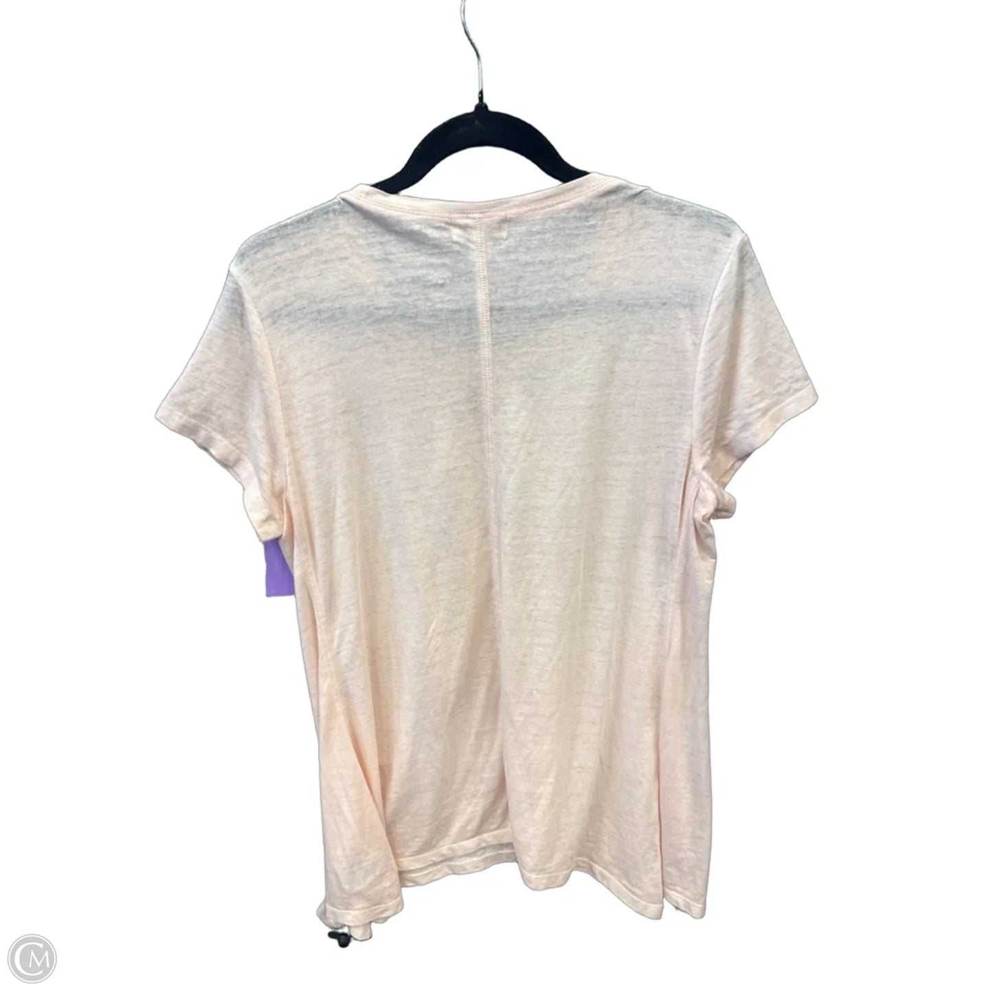 Tunic Short Sleeve By Clothes Mentor In Pink, Size: M
