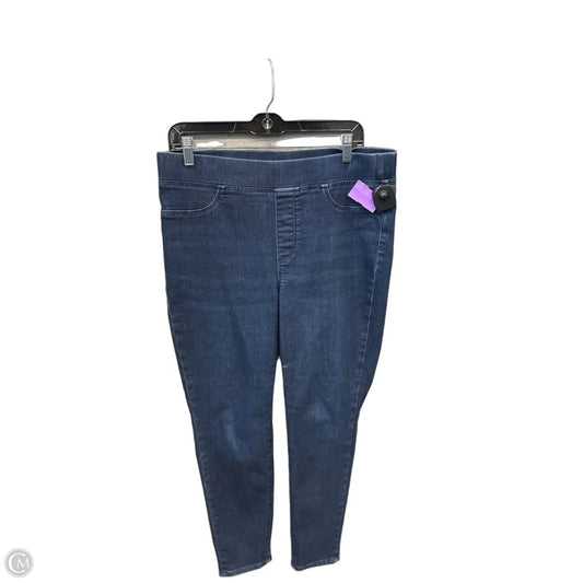 Jeans Jeggings By Talbots In Blue Denim, Size: 12p