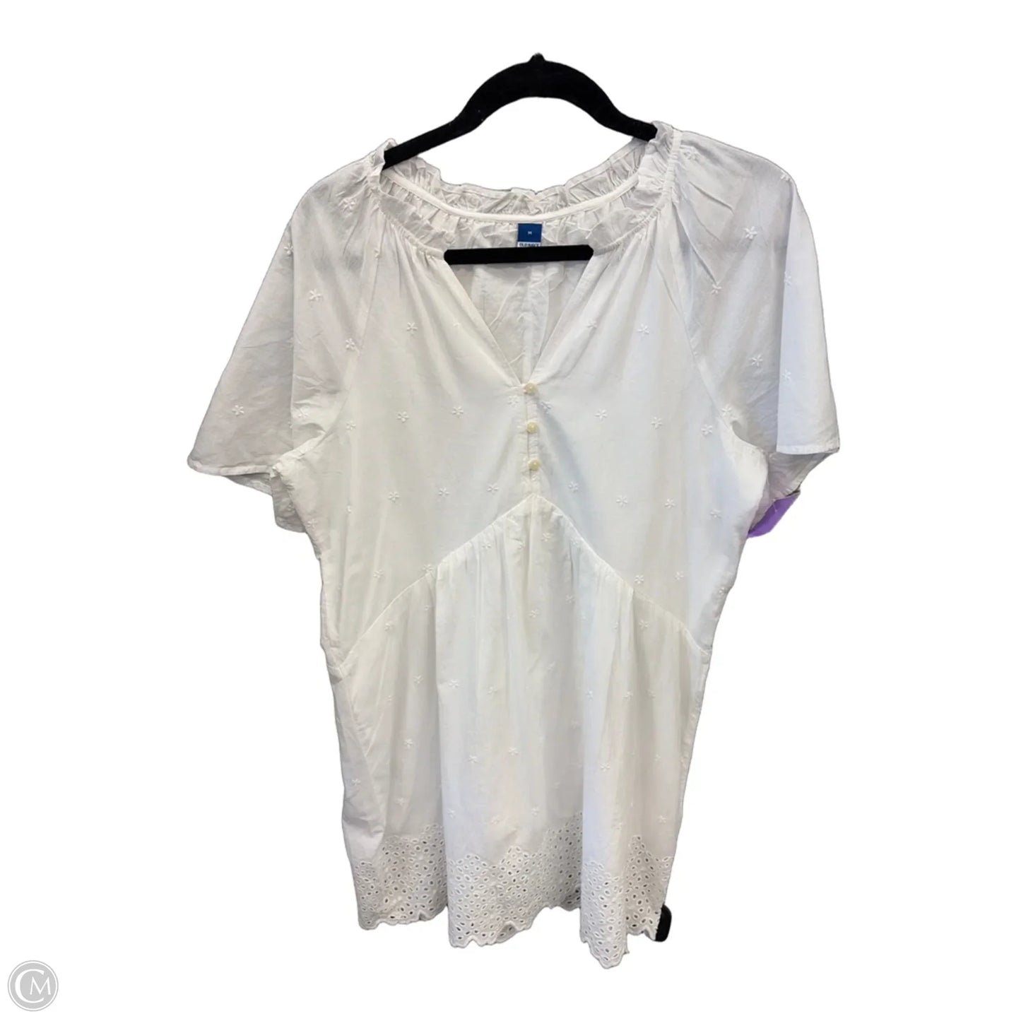 Dress Casual Midi By Maurices In White, Size: M