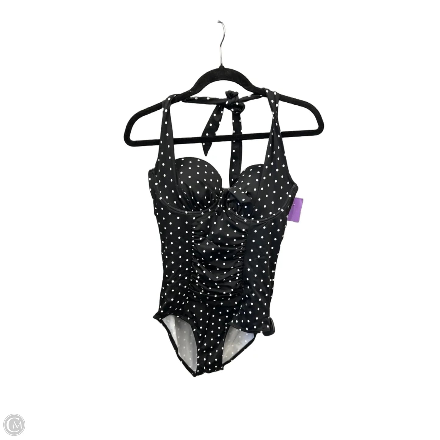 Swimsuit By Clothes Mentor In Polkadot Pattern, Size: M