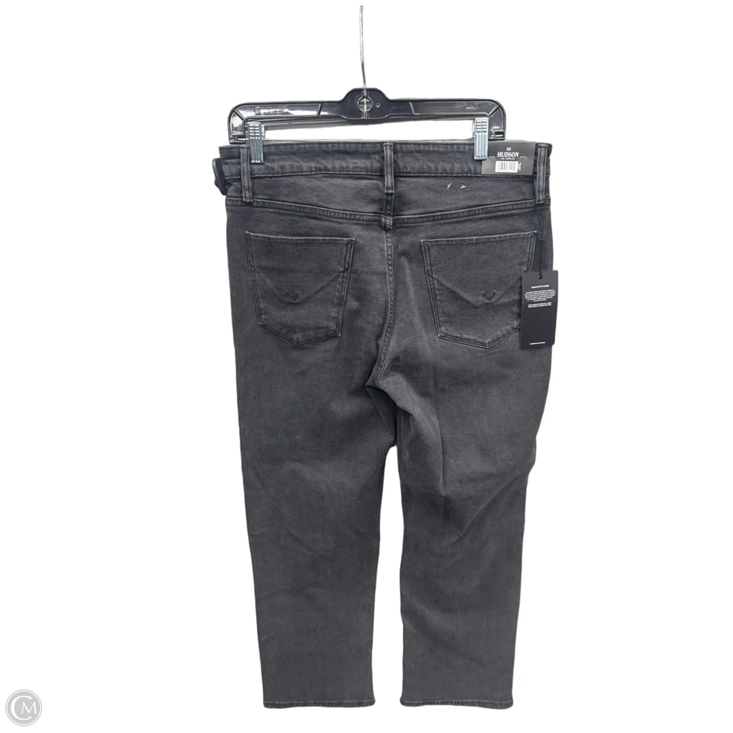 Jeans Straight By Hudson In Grey Denim, Size: 12