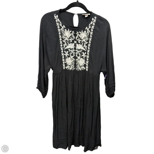 Dress Casual Midi By Knox Rose In Black & White, Size: S