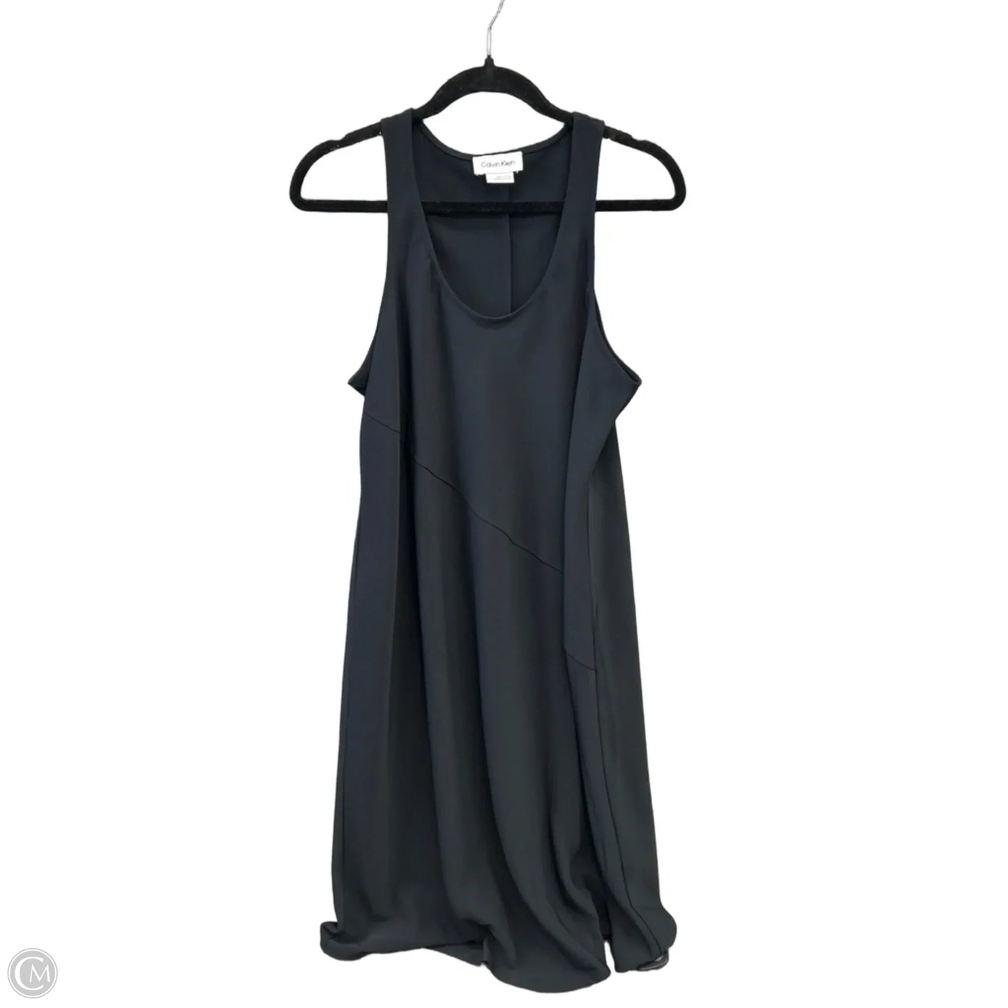 Dress Casual Midi By Calvin Klein In Black, Size: M
