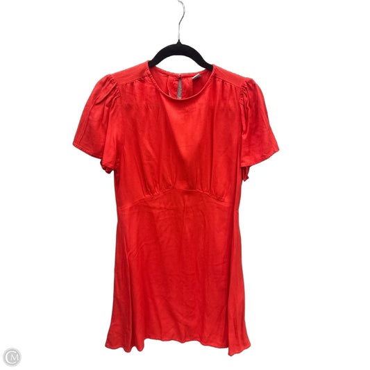 Dress Casual Midi By Old Navy In Orange, Size: M