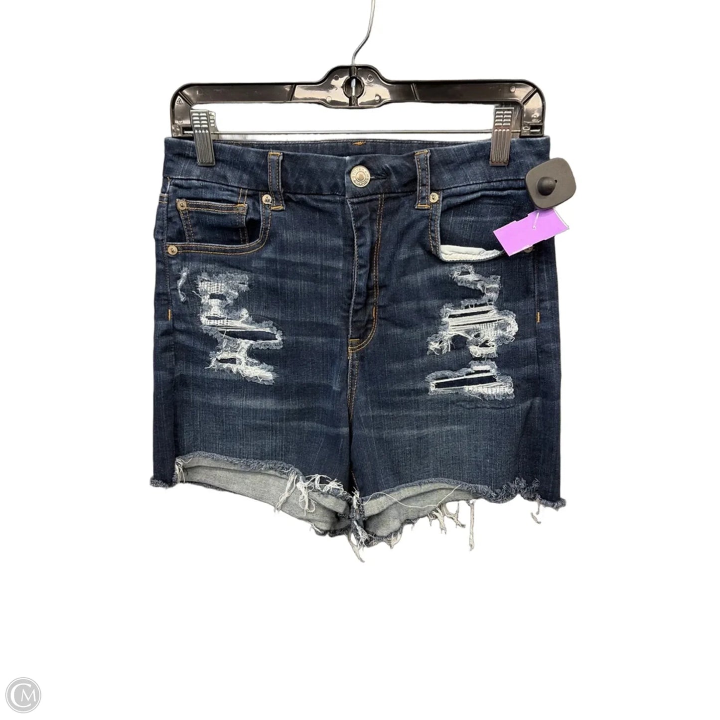 Shorts By American Eagle In Blue Denim, Size: 10